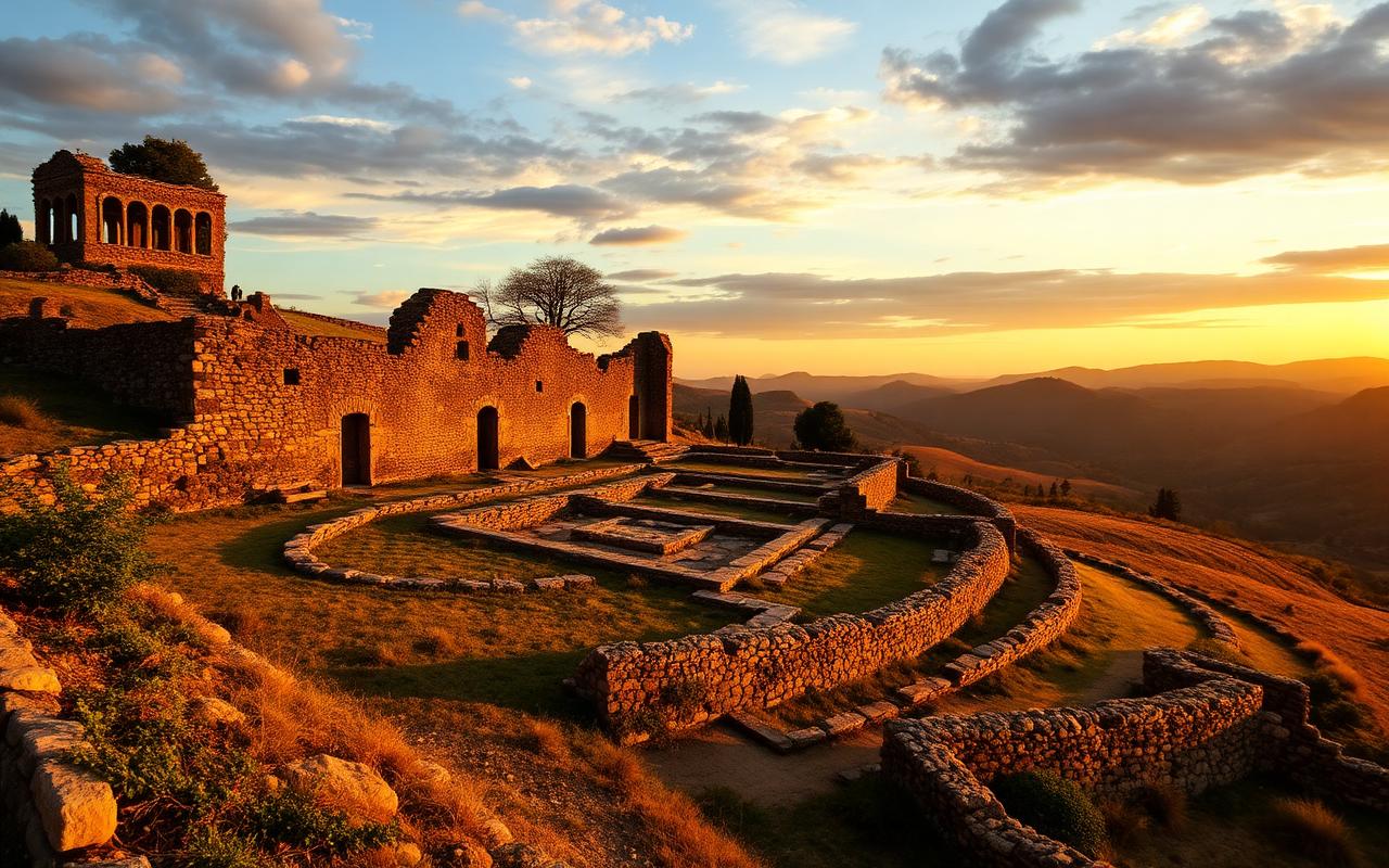 Asentamientos romanos en la Ribeira Sacra